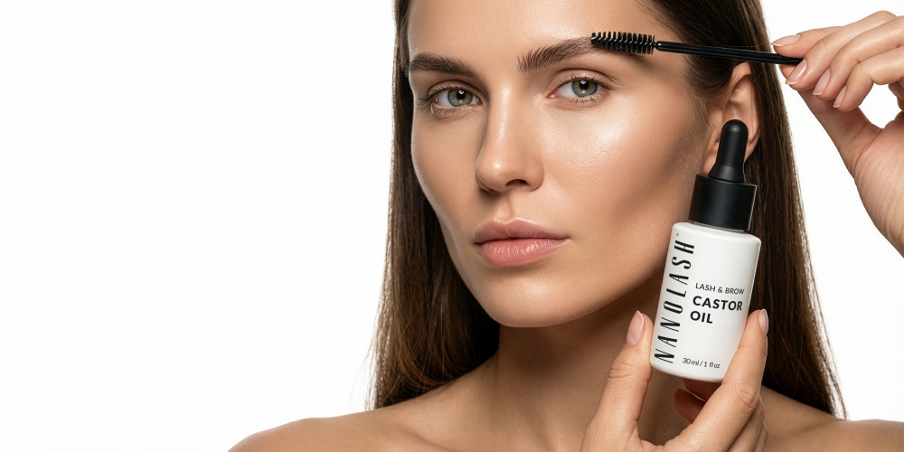 Nanolash Castor Oil – tehokas risiiniöljy ripsien ja kulmakarvojen päivittäiseen hoitoon